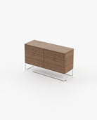 Laskasas MALE Set of 6 Chest of Drawers Walnut Veneer Matte - Araco Interiors