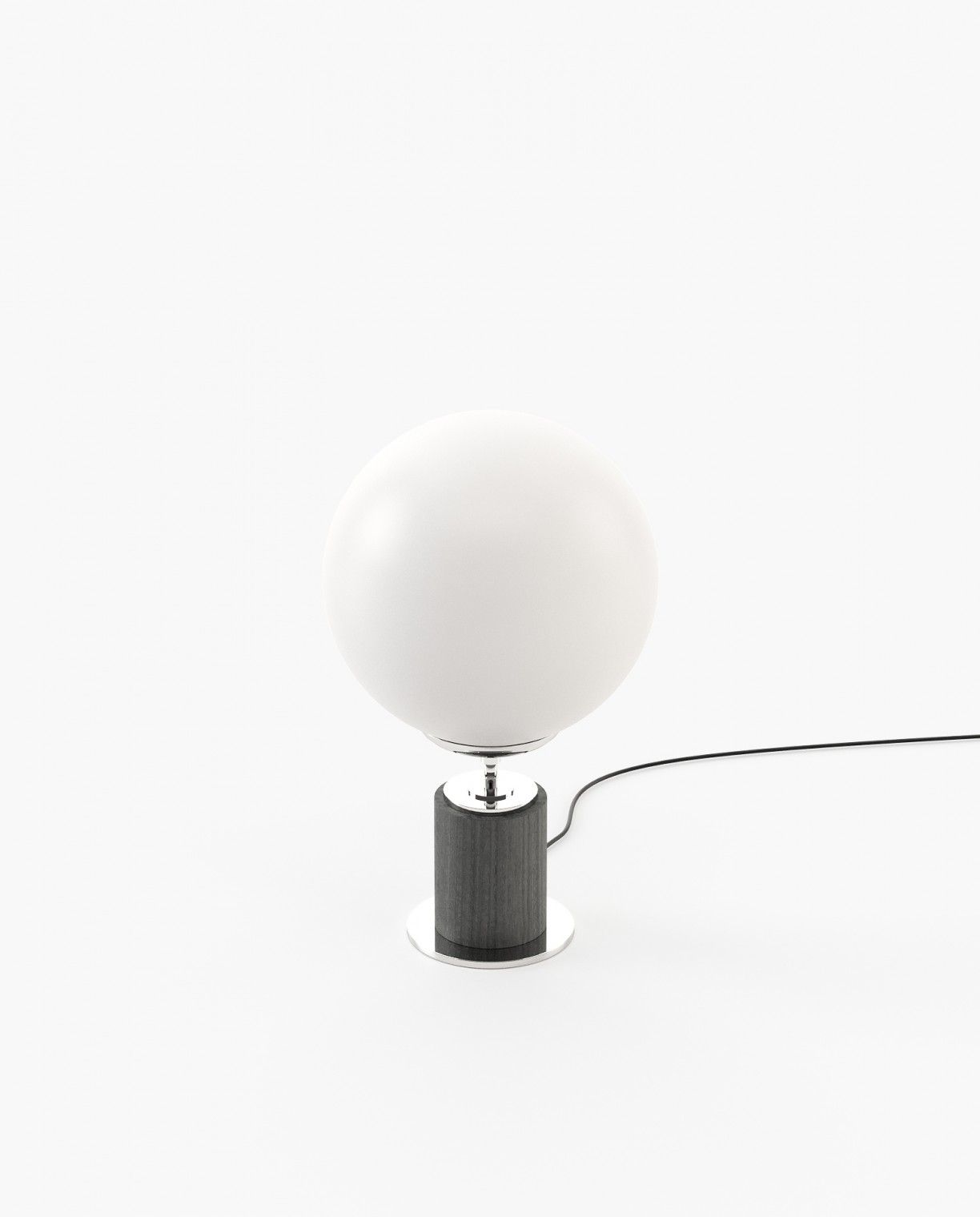 Laskasas MARCEL Table & Desk Lamp Grey Eucalyptus Veneer Matte - Araco Interiors