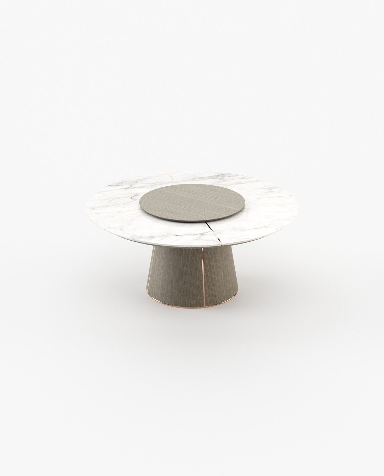 Laskasas MARILYN Dining & Bar Table Aged Oak Veneer Matte - Araco Interiors