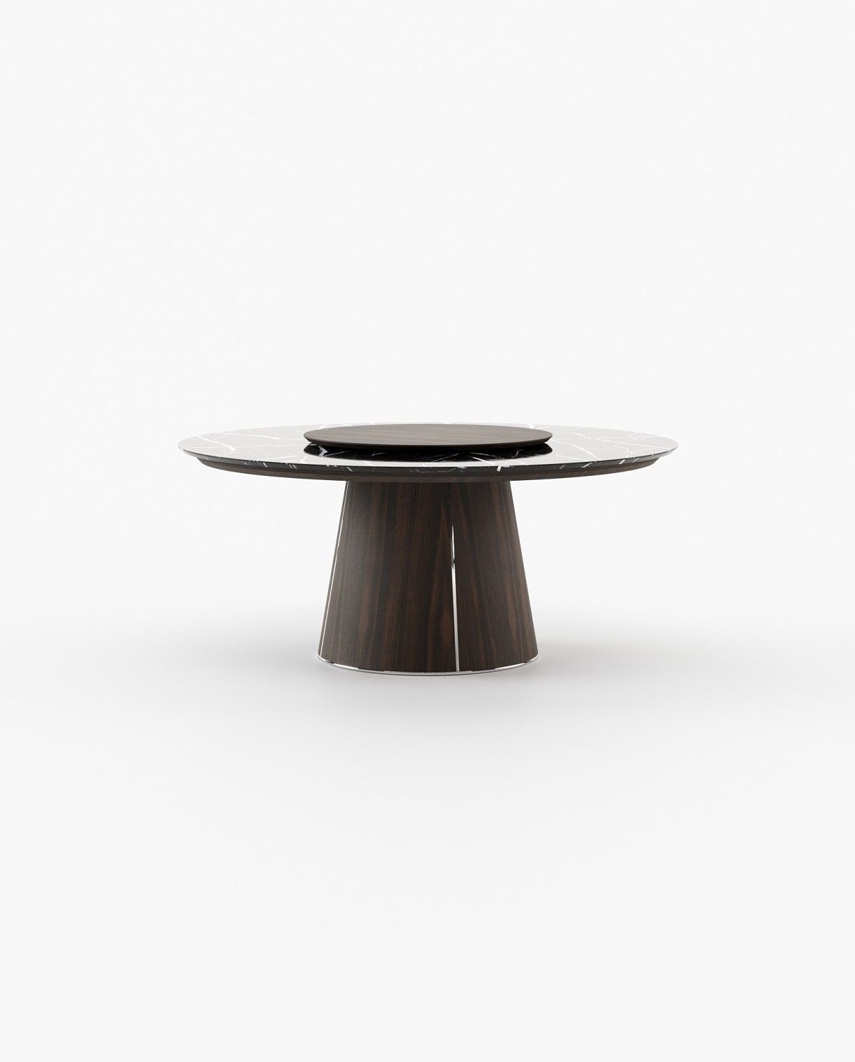 Laskasas MARILYN Dining & Bar Table Smoked Eucalyptus Veneer Matte - Araco Interiors