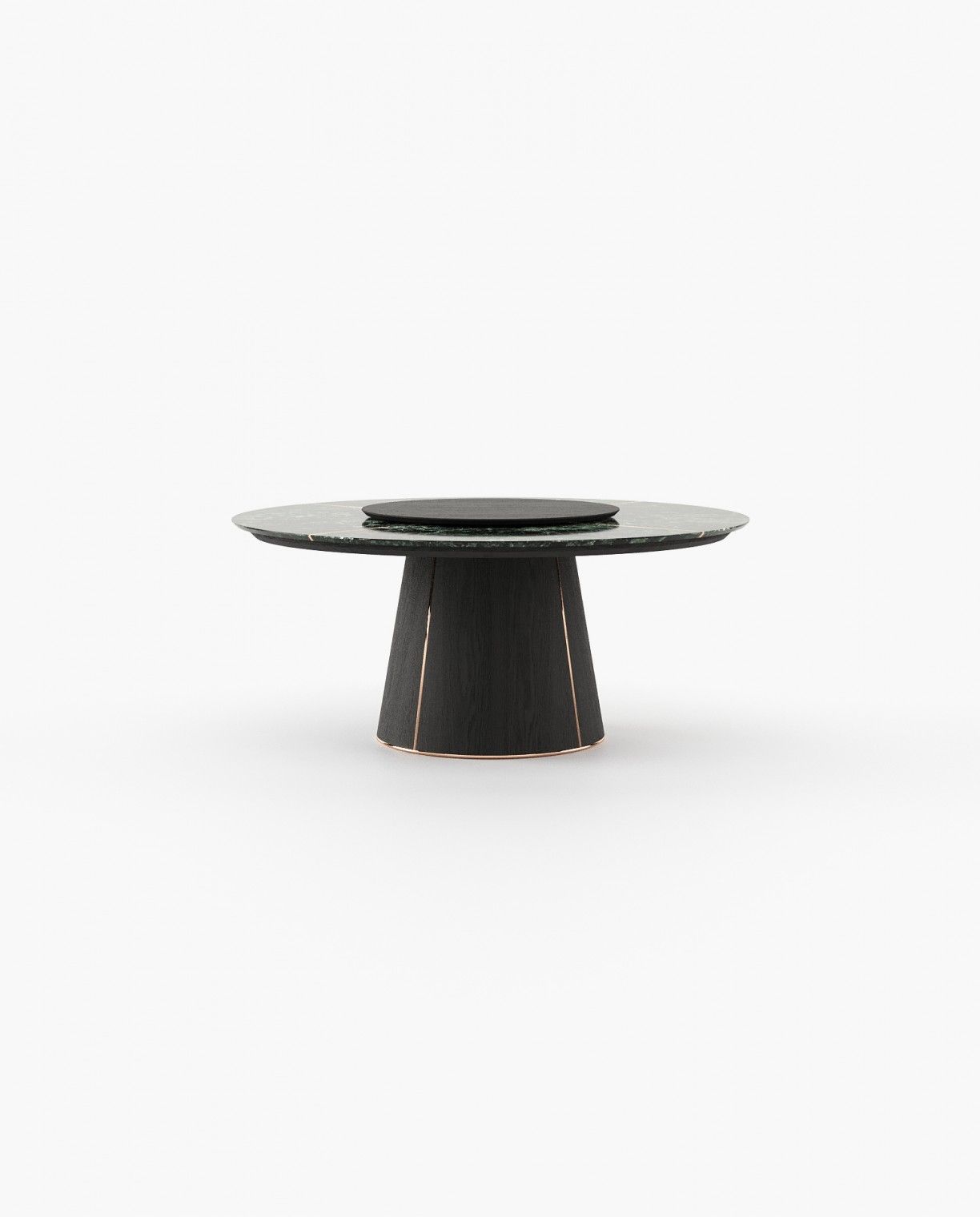 Laskasas MARILYN Dining & Bar Table Verde Issorie Polished Marble - Araco Interiors