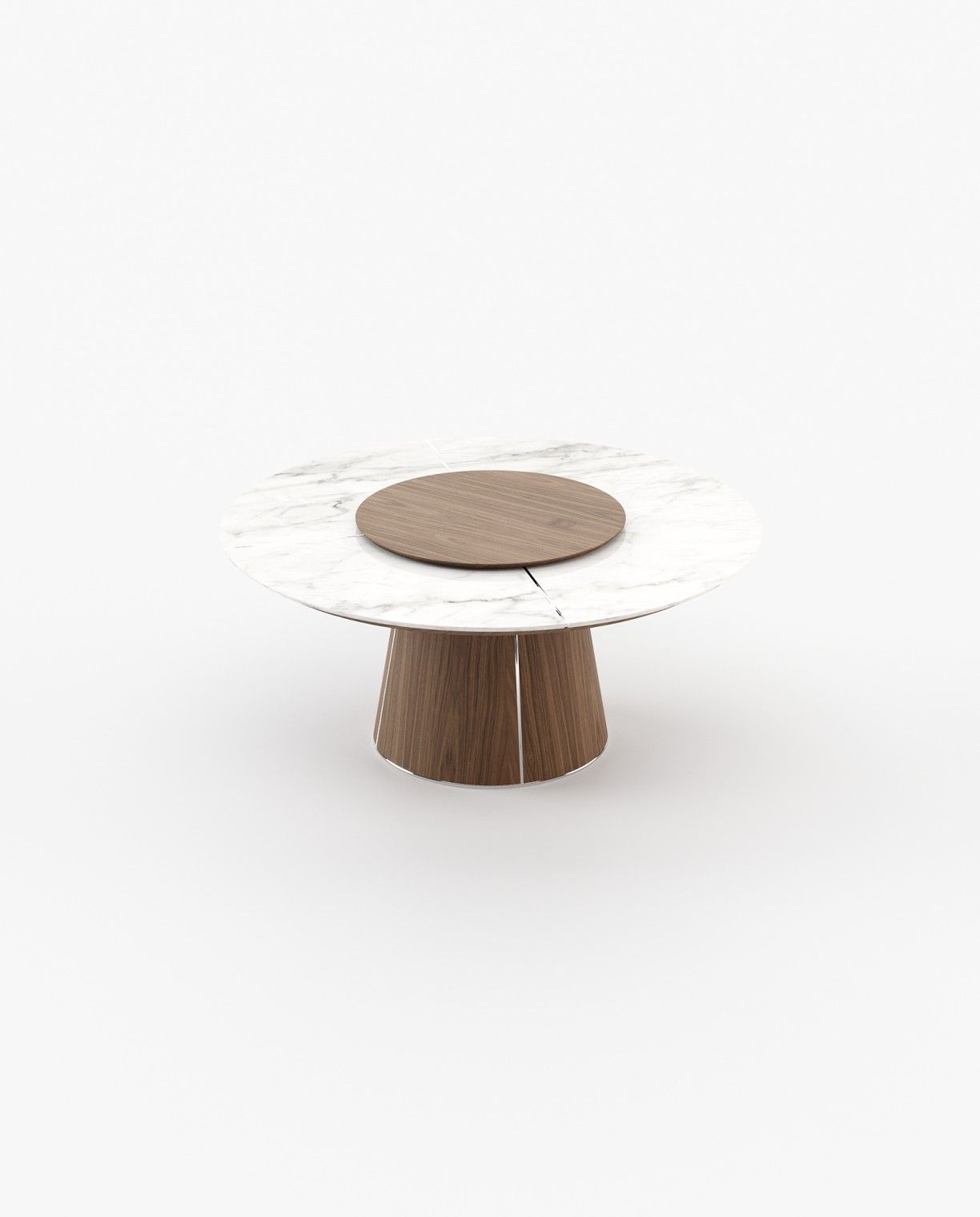 Laskasas MARILYN Dining & Bar Table Walnut Veneer Matte - Araco Interiors