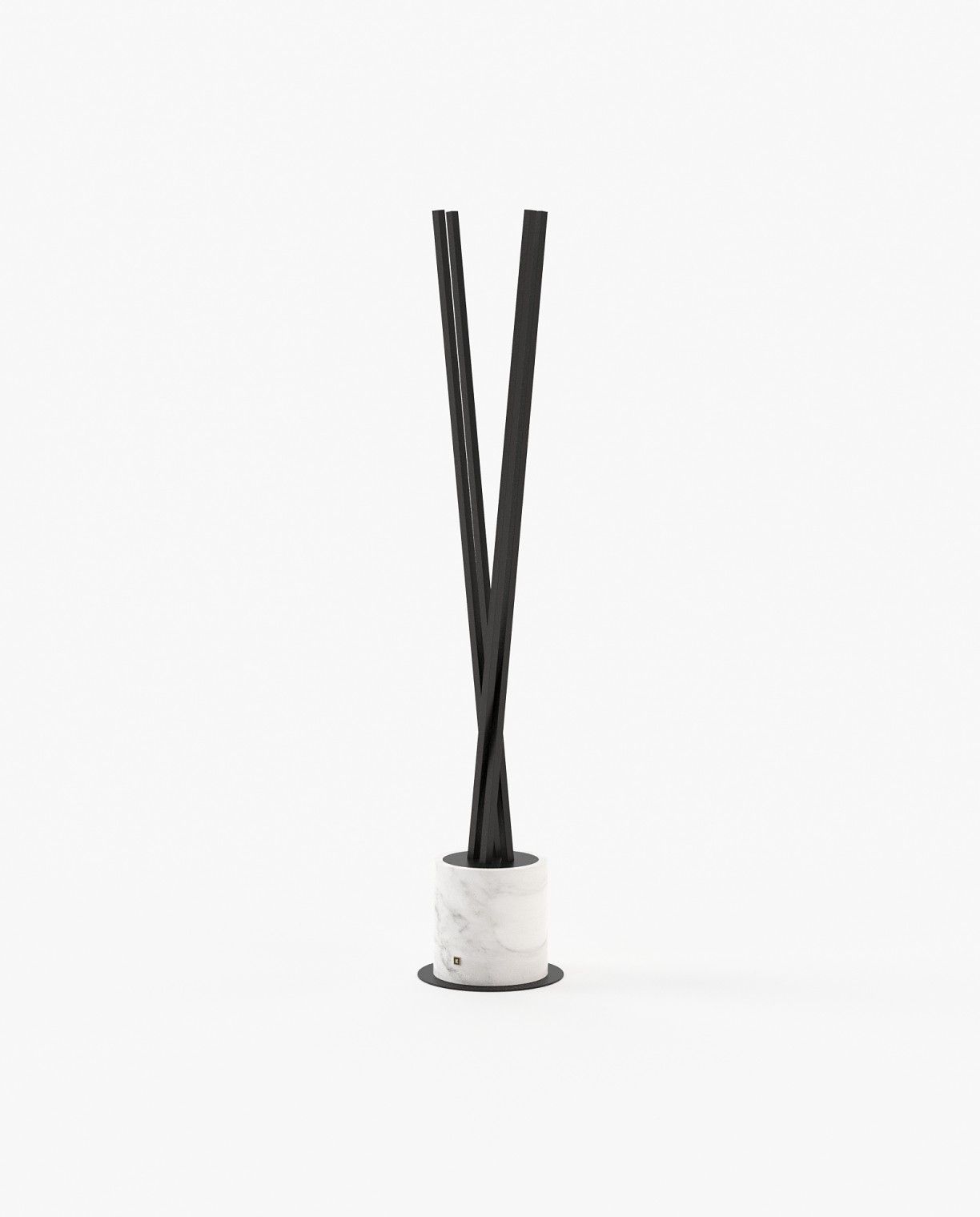 Laskasas MATT Coat & Umbrella Stand Textured Black Iron - Araco Interiors