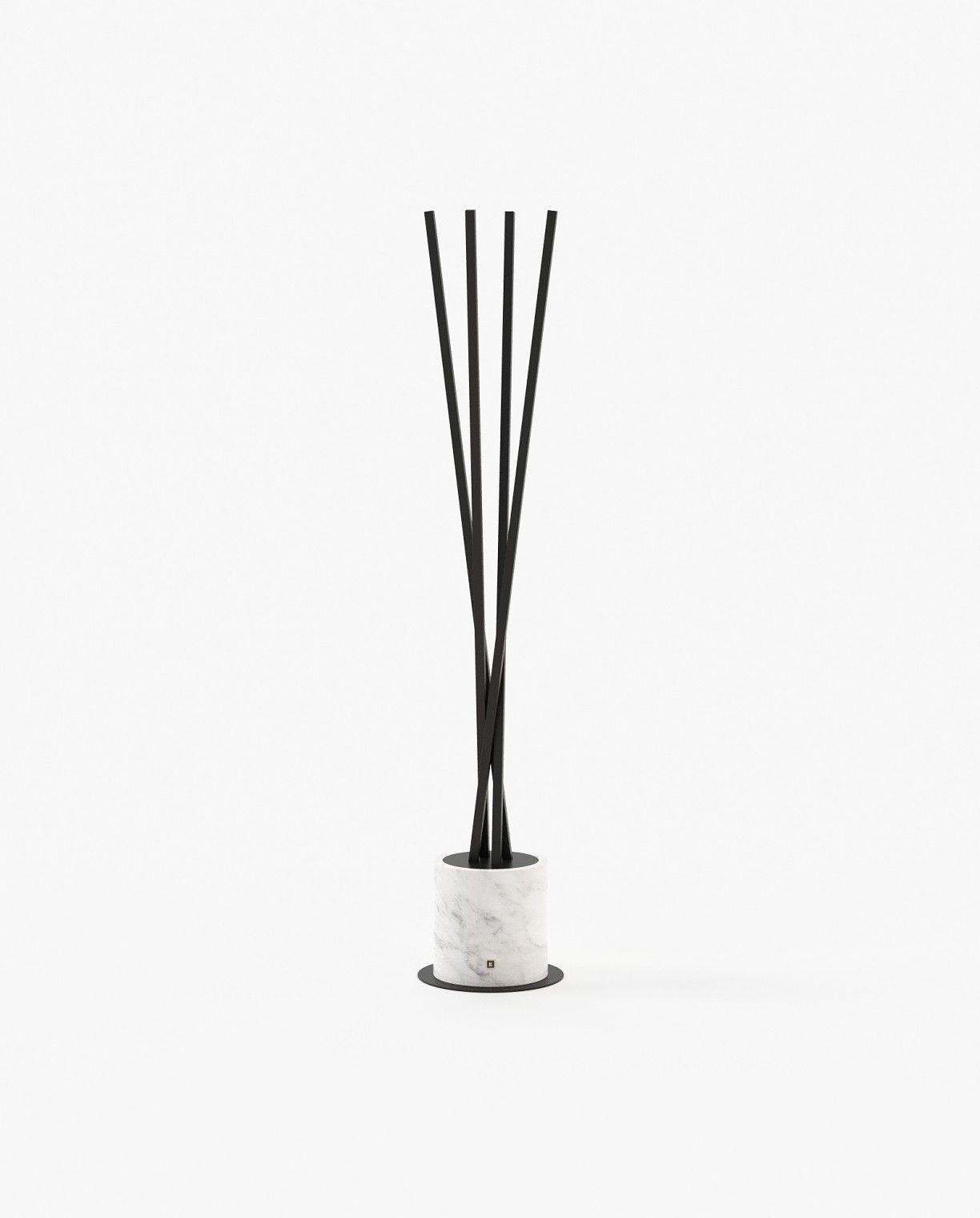 Laskasas MATT Coat & Umbrella Stand Textured Black Iron - Araco Interiors