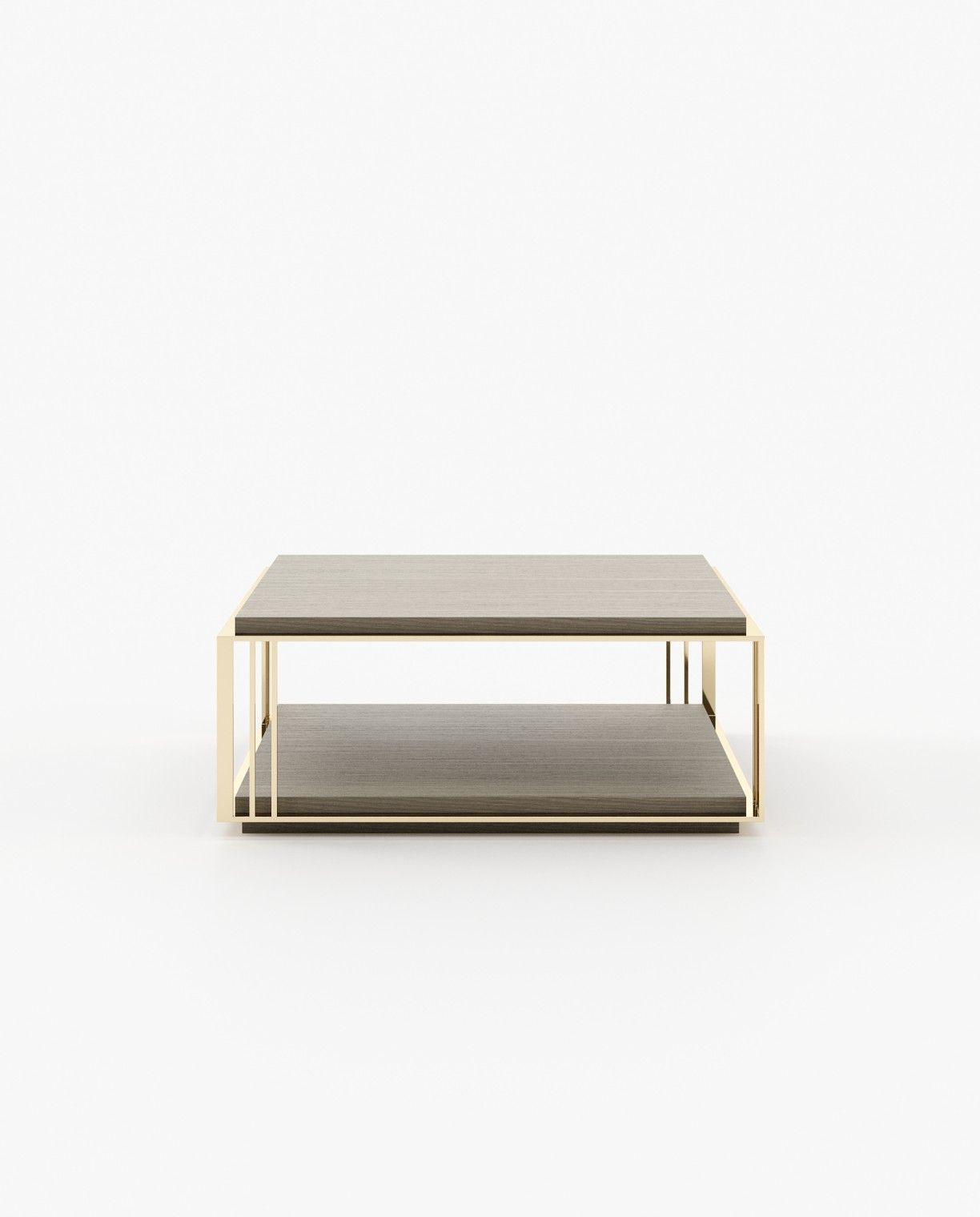 Laskasas MEGAN Coffee Table Aged Oak Veneer Matte - Araco Interiors