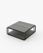 Laskasas MEGAN Coffee Table Grey Eucalyptus Veneer Matte - Araco Interiors