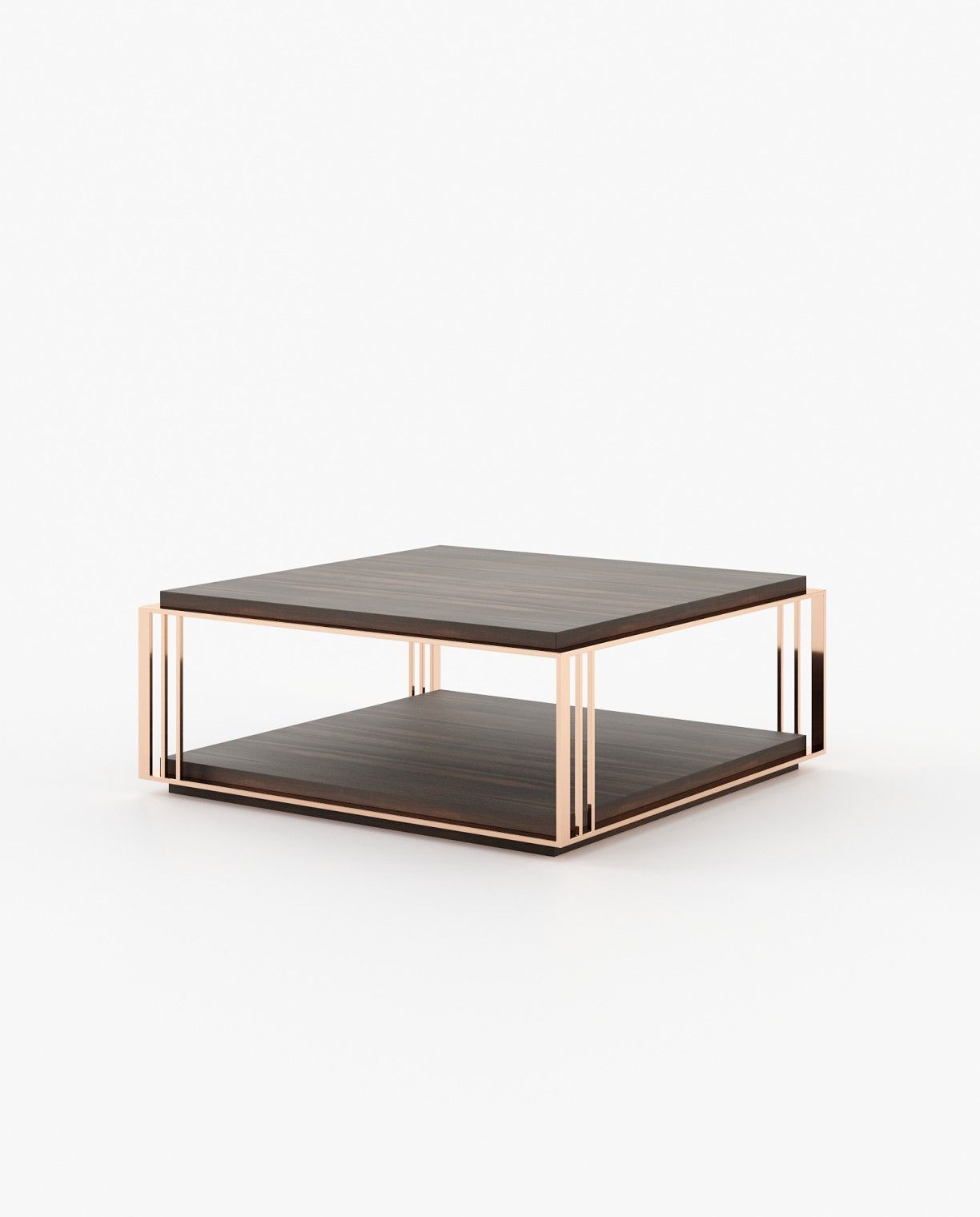 Laskasas MEGAN Coffee Table Smoked Eucalyptus Veneer Matte - Araco Interiors