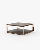 Laskasas MEGAN Coffee Table Smoked Eucalyptus Veneer Matte - Araco Interiors
