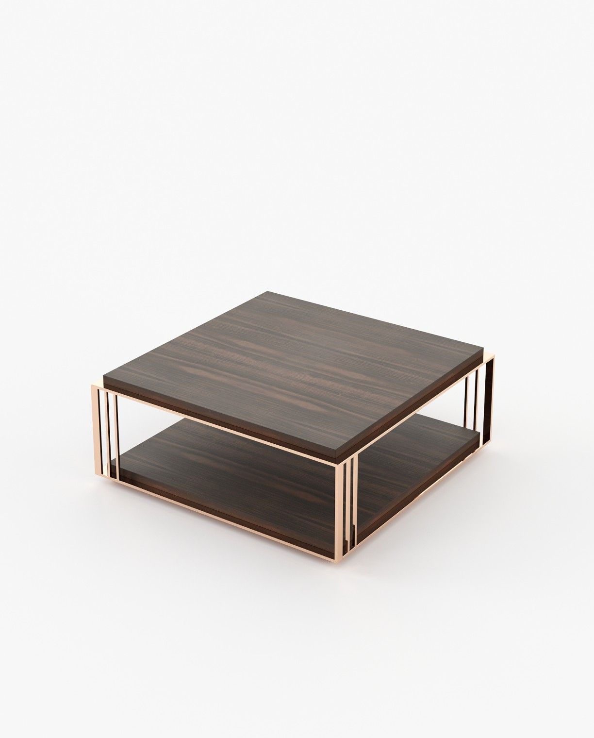Laskasas MEGAN Coffee Table Smoked Eucalyptus Veneer Matte - Araco Interiors
