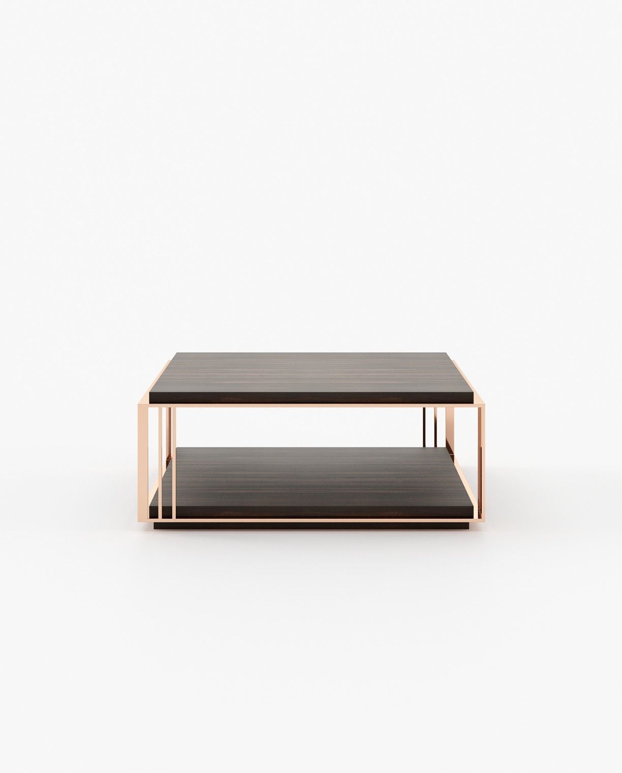 Laskasas MEGAN Coffee Table Smoked Eucalyptus Veneer Matte - Araco Interiors