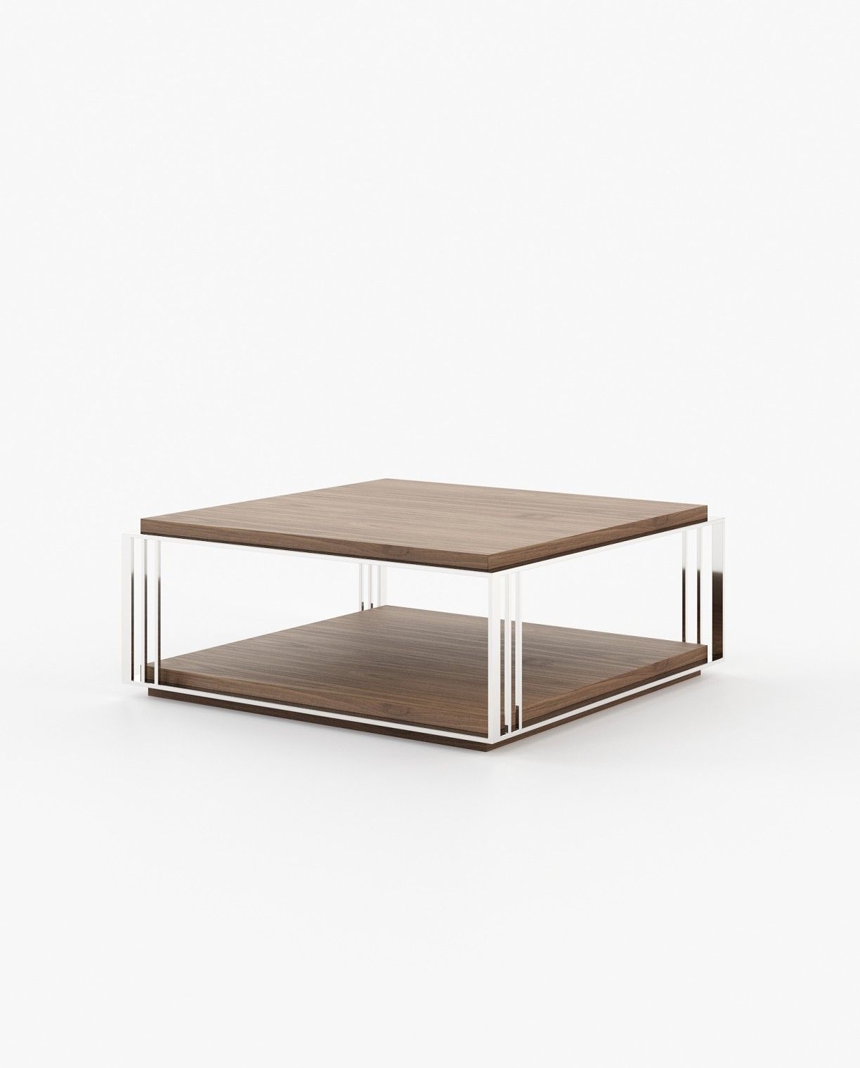 Laskasas MEGAN Coffee Table Walnut Veneer Matte - Araco Interiors