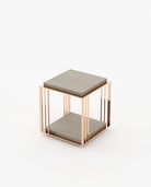 Laskasas MEGAN Nest & Side Table Aged Oak Veneer Matte - Araco Interiors