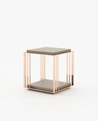 Laskasas MEGAN Nest & Side Table Aged Oak Veneer Matte - Araco Interiors