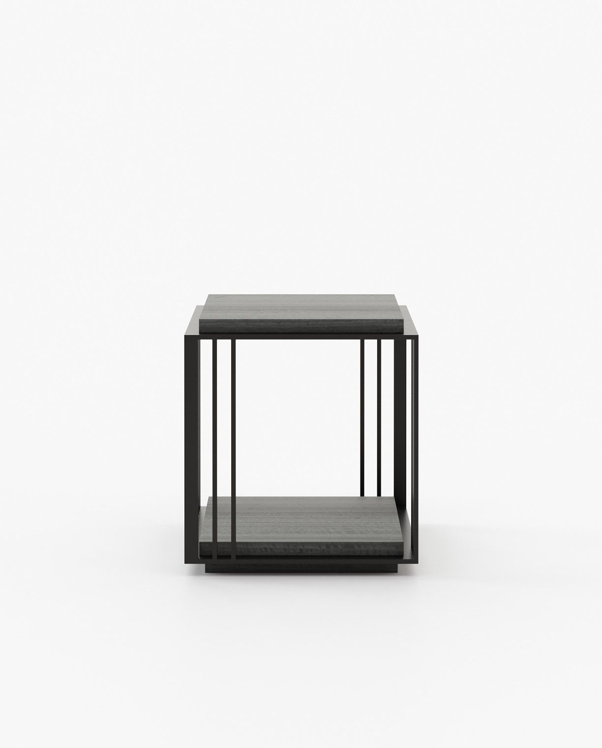 Laskasas MEGAN Nest & Side Table Grey Eucalyptus Veneer Matte - Araco Interiors