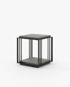 Laskasas MEGAN Nest & Side Table Grey Eucalyptus Veneer Matte - Araco Interiors