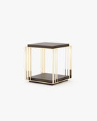 Laskasas MEGAN Nest & Side Table Smoked Eucalyptus Veneer Matte - Araco Interiors