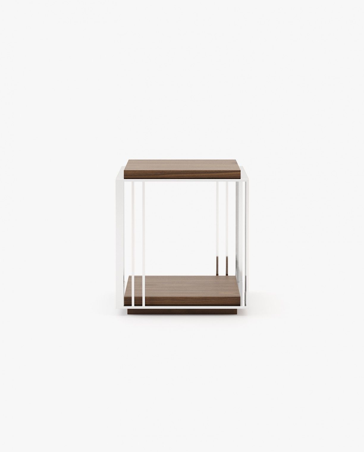 Laskasas MEGAN Nest & Side Table Walnut Veneer Matte - Araco Interiors