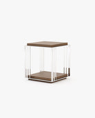 Laskasas MEGAN Nest & Side Table Walnut Veneer Matte - Araco Interiors