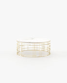Laskasas MERCY Coffee Table Carrara Marble - Araco Interiors