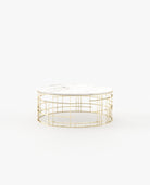 Laskasas MERCY Coffee Table Carrara Marble - Araco Interiors