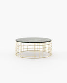 Laskasas MERCY Coffee Table Verde Issorie Polished Marble - Araco Interiors