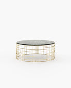 Laskasas MERCY Coffee Table Verde Issorie Polished Marble - Araco Interiors