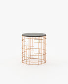 Laskasas MERCY Nest & Side Table Grey Eucalyptus Veneer Matte - Araco Interiors