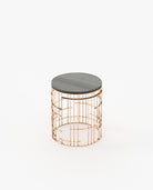 Laskasas MERCY Nest & Side Table Grey Eucalyptus Veneer Matte - Araco Interiors
