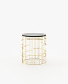 Laskasas MERCY Nest & Side Table Nero Marquina Polished Marble - Araco Interiors