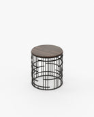 Laskasas MERCY Nest & Side Table Smoked Eucalyptus Veneer Matte - Araco Interiors
