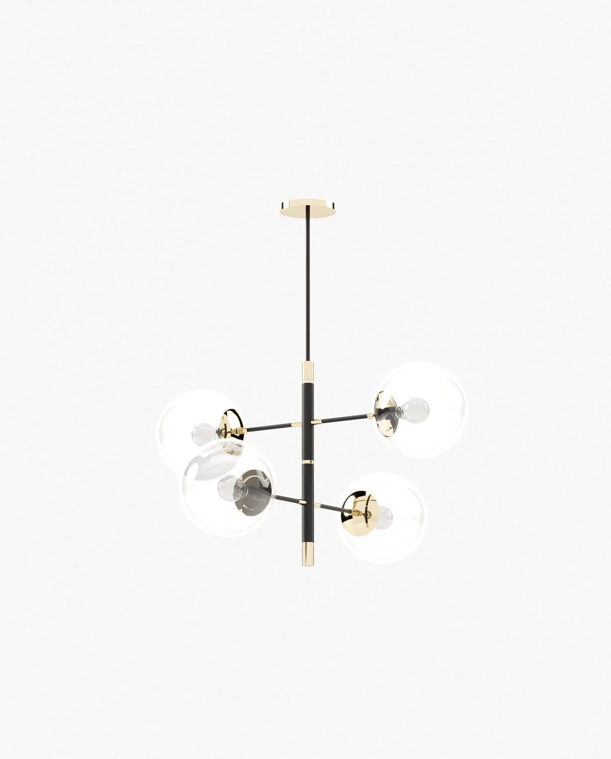 Laskasas MEREDITH Ceiling Light Gilded Polished Stainless Steel - Araco Interiors
