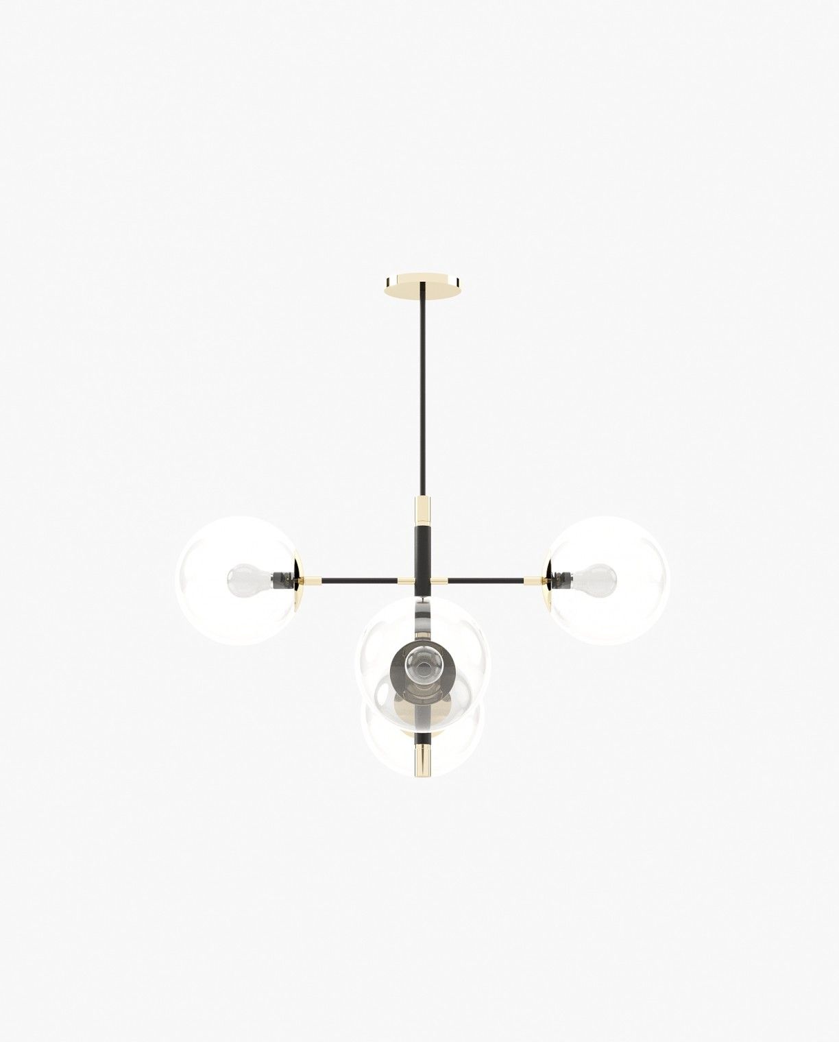 Laskasas MEREDITH Ceiling Light Gilded Polished Stainless Steel - Araco Interiors