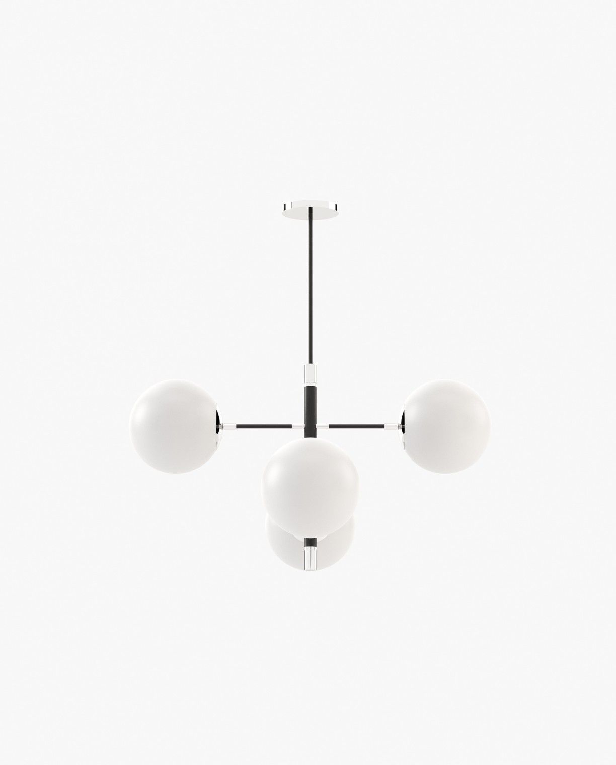 Laskasas MEREDITH Ceiling Light Polished Stainless Steel - Araco Interiors