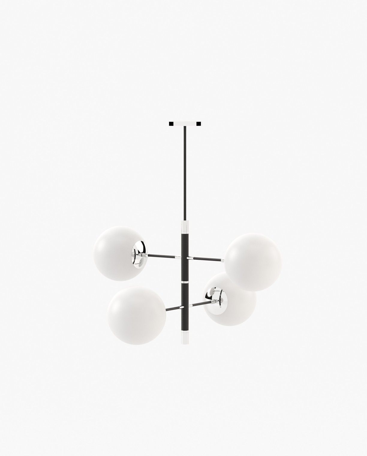 Laskasas MEREDITH Ceiling Light Polished Stainless Steel - Araco Interiors