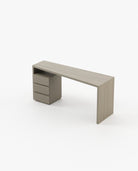 Laskasas MIAMI Desk Aged Oak Veneer Matte - Araco Interiors