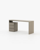 Laskasas MIAMI Desk Aged Oak Veneer Matte - Araco Interiors