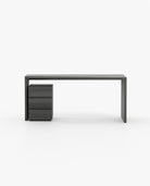 Laskasas MIAMI Desk Grey Eucalyptus Veneer Matte - Araco Interiors