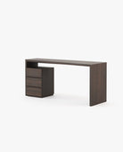Laskasas MIAMI Desk Smoked Eucalyptus Veneer Matte - Araco Interiors