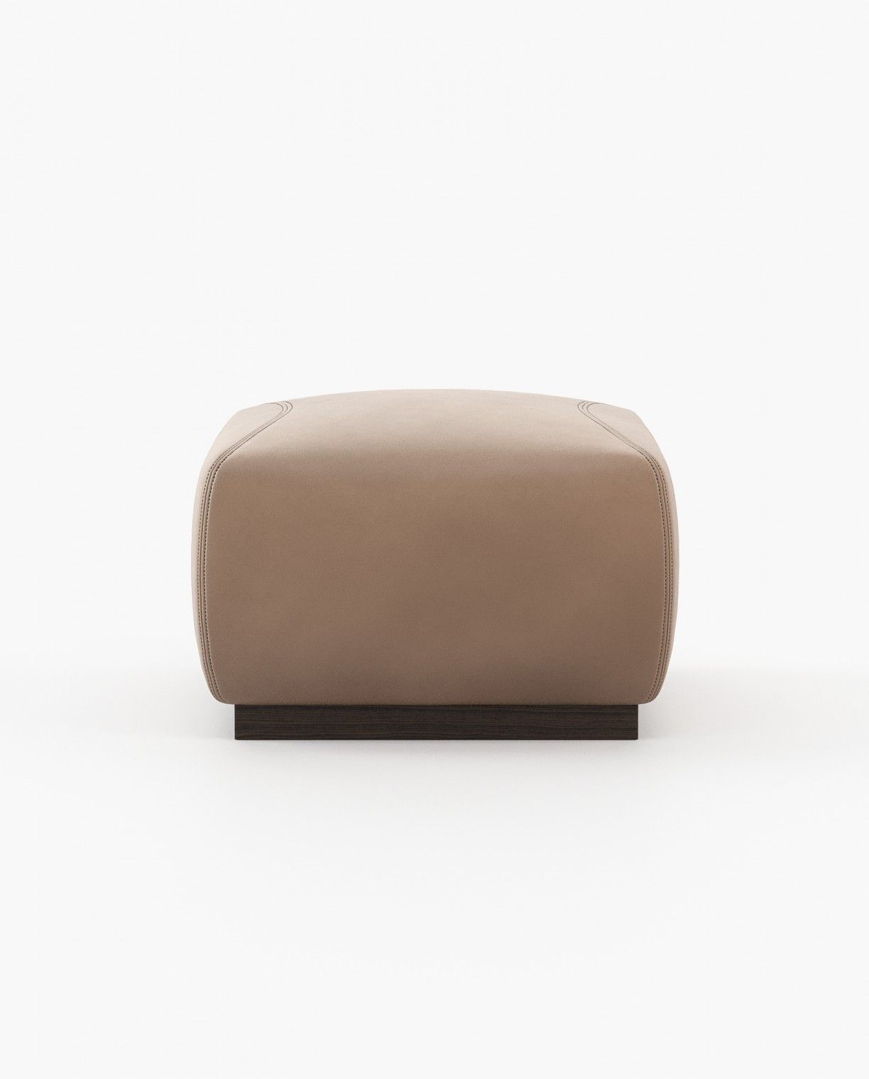 Laskasas MIKE Footstool & Pouf Seoul Terra Leather - Araco Interiors