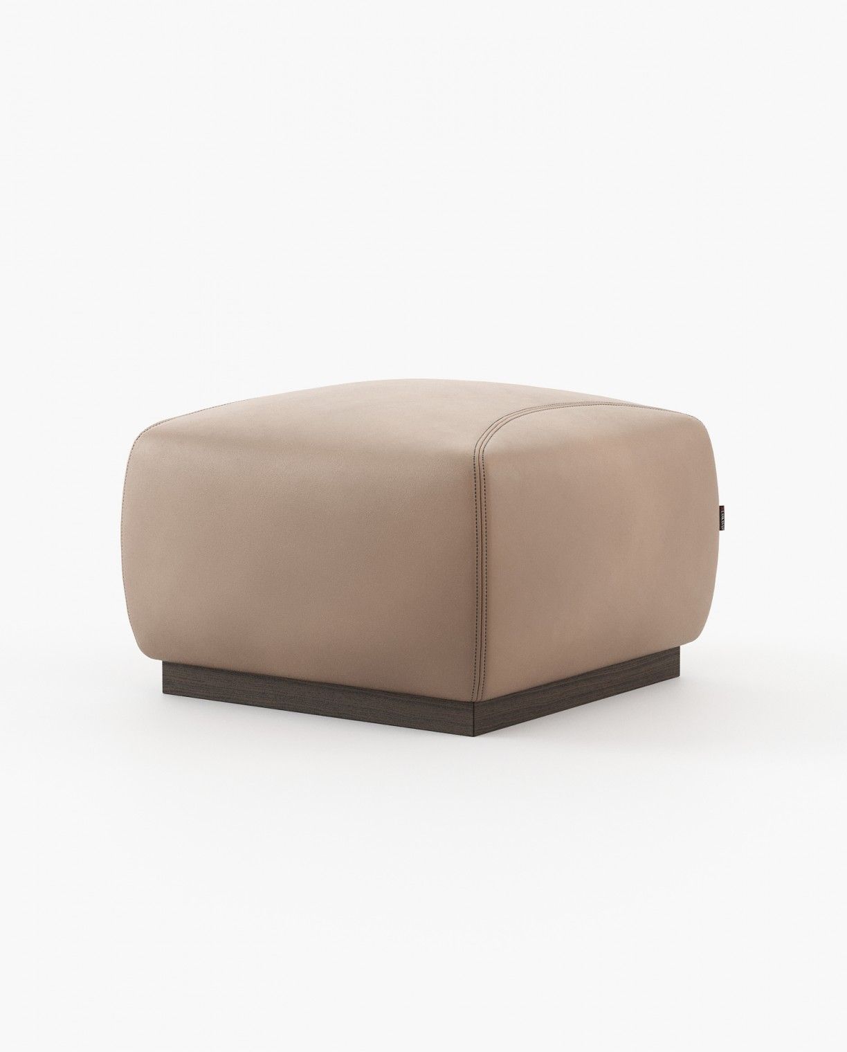 Laskasas MIKE Footstool & Pouf Seoul Terra Leather - Araco Interiors