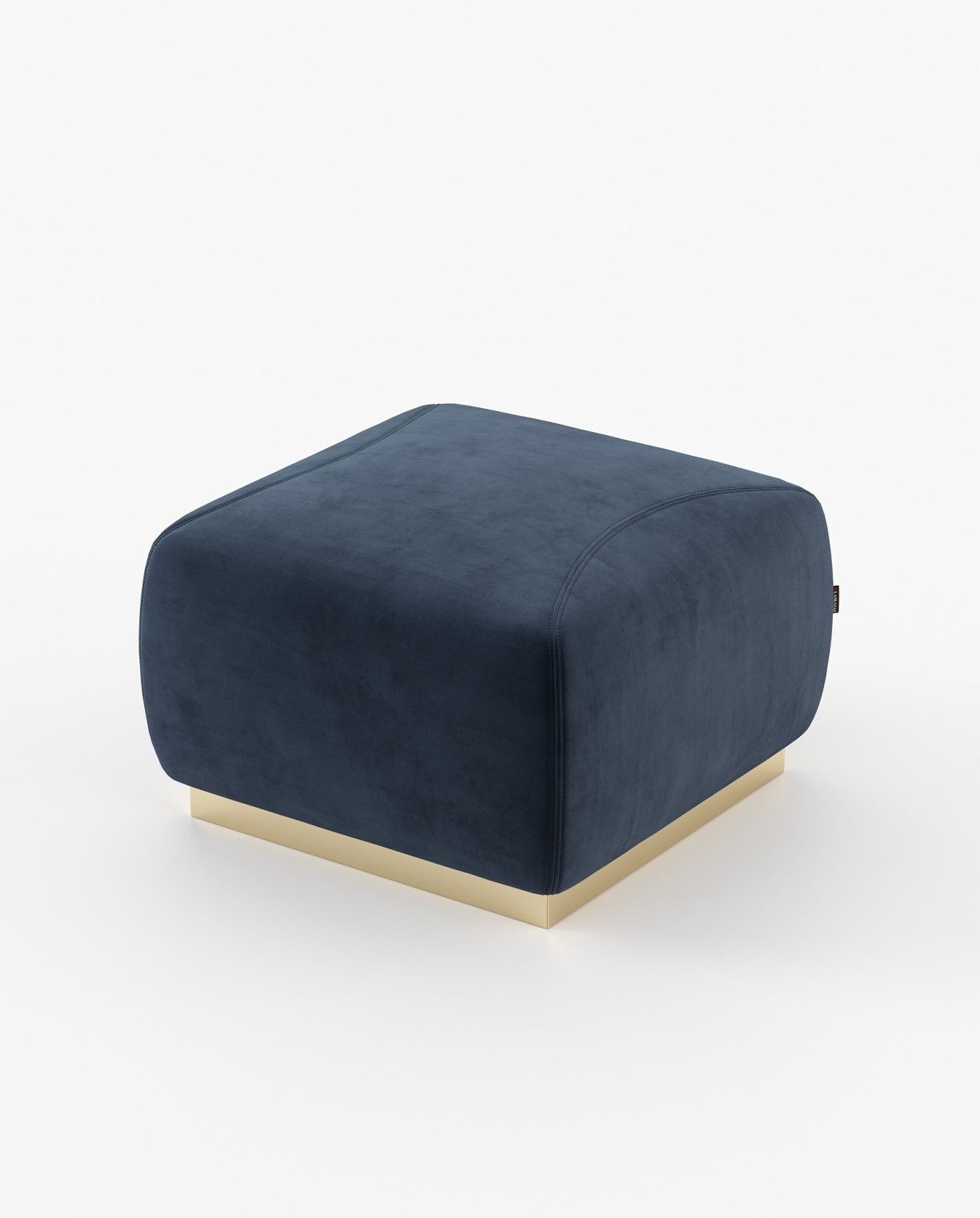 Laskasas MIKE Footstool & Pouf Vienna Deep Blue - Araco Interiors