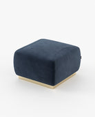 Laskasas MIKE Footstool & Pouf Vienna Deep Blue - Araco Interiors