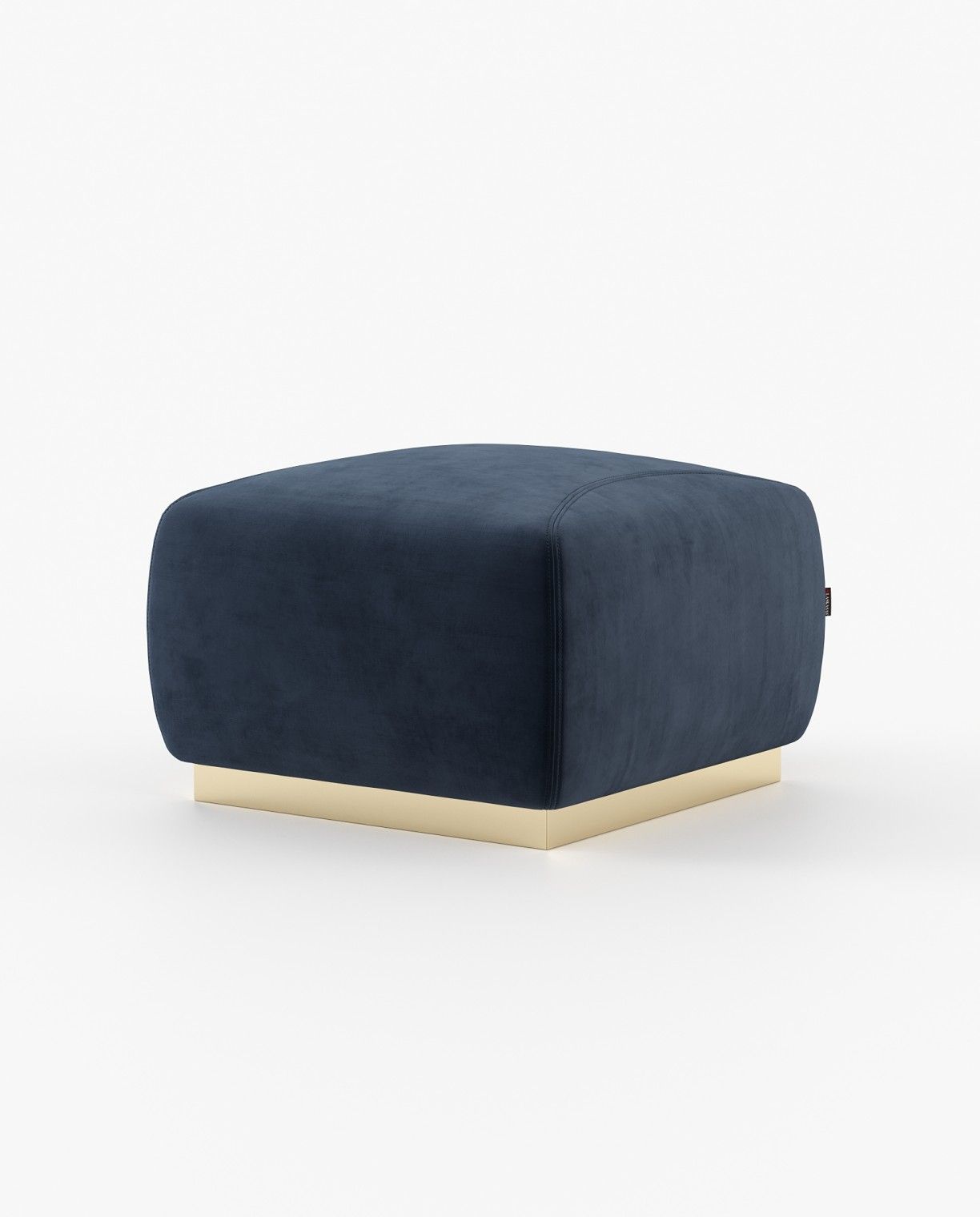 Laskasas MIKE Footstool & Pouf Vienna Deep Blue - Araco Interiors