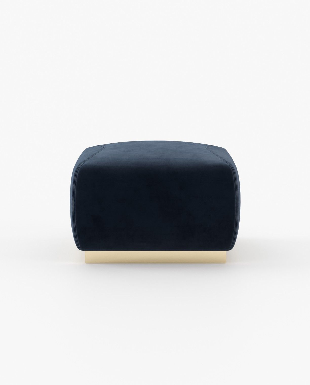 Laskasas MIKE Footstool & Pouf Vienna Deep Blue - Araco Interiors
