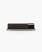 Laskasas MILOS Media Unit Smoked Eucalyptus Veneer Matte - Araco Interiors