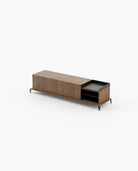 Laskasas MILOS Media Unit Walnut Veneer Matte - Araco Interiors