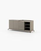 Laskasas MILOS Sideboard Aged Oak Veneer Matte - Araco Interiors