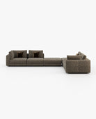 Laskasas MONTREAL right arm module Sofa Lorran Mocha - Araco Interiors