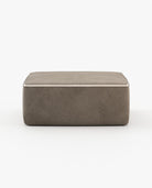 Laskasas MOORE Footstool & Pouf Xangai Taupe - Araco Interiors
