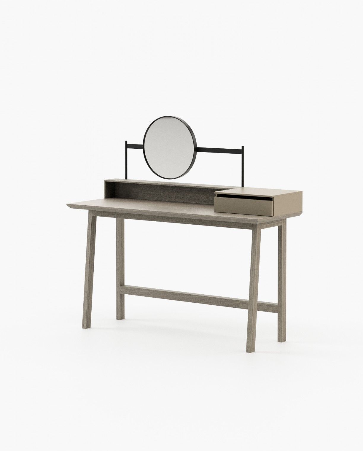 Laskasas MORETON Dressing Table Aged Oak Veneer Matte - Araco Interiors